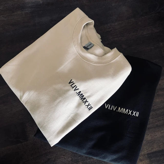 Romerska Siffror Sweatshirt