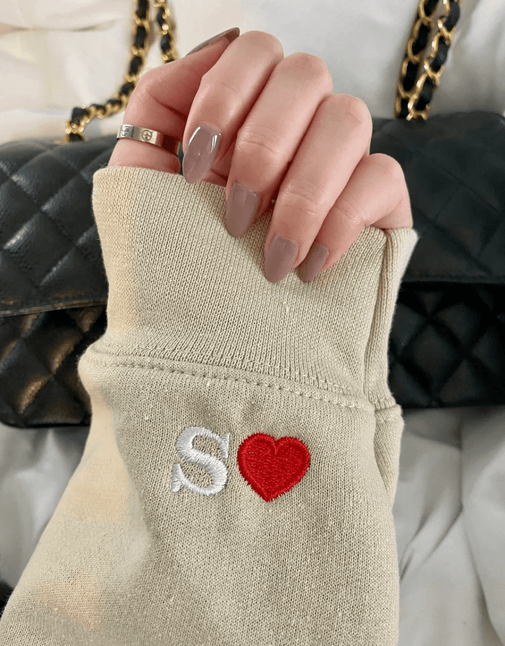 Personlig Initialer Sweatshirt