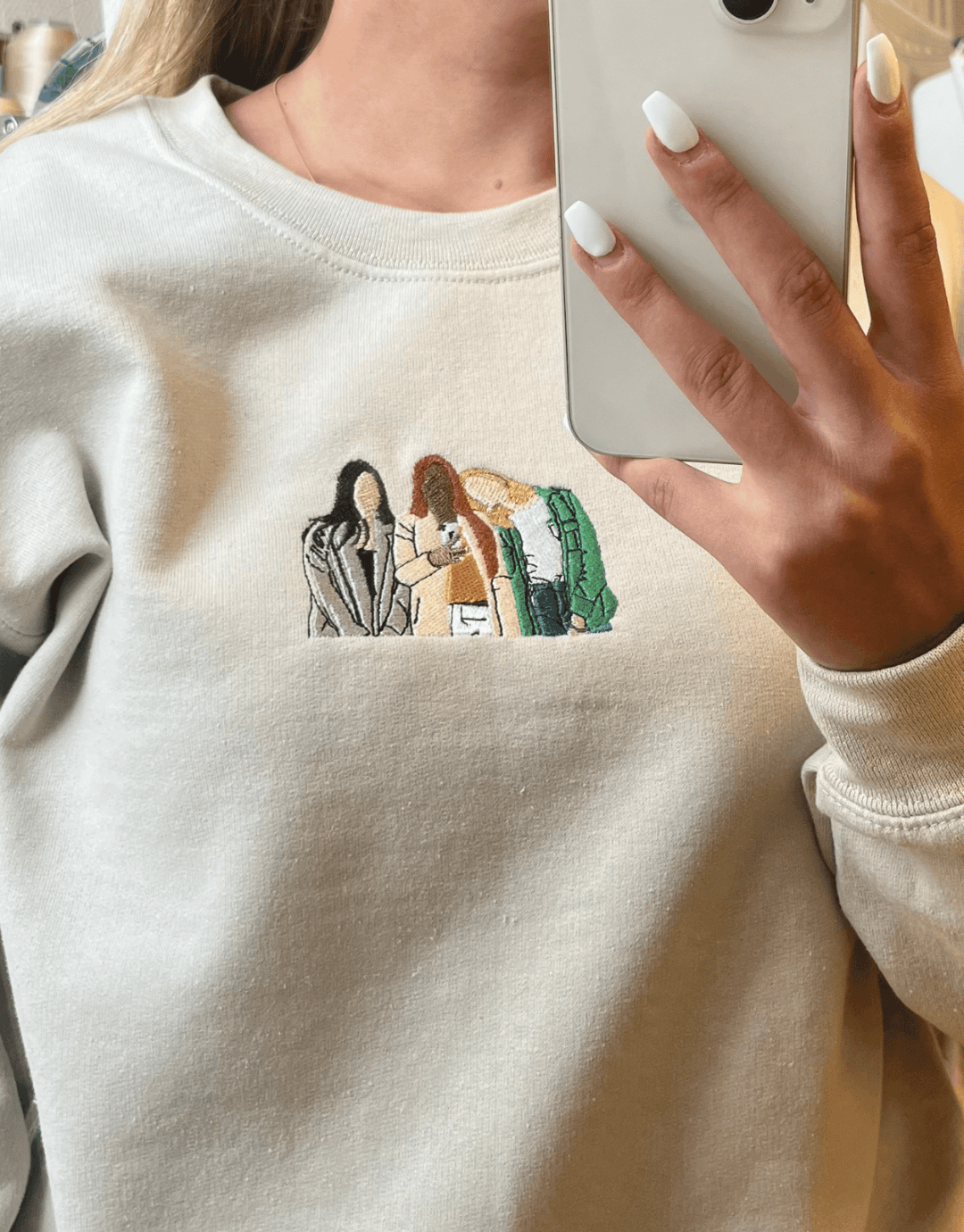 Personlig Porträtt Sweatshirt