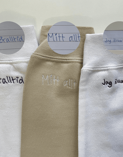 Personlig Handskriven Hoodie