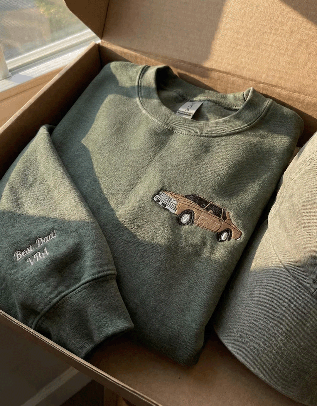 Personlig Bil Porträtt Sweatshirt / Hoodie