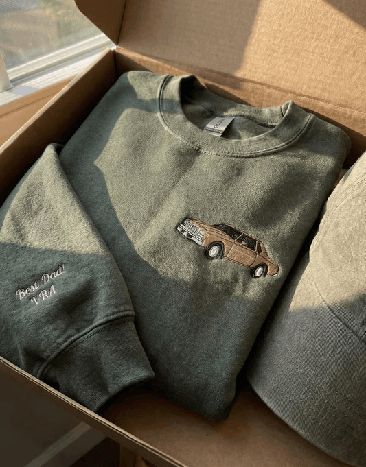 Personlig Bil Porträtt Sweatshirt / Hoodie