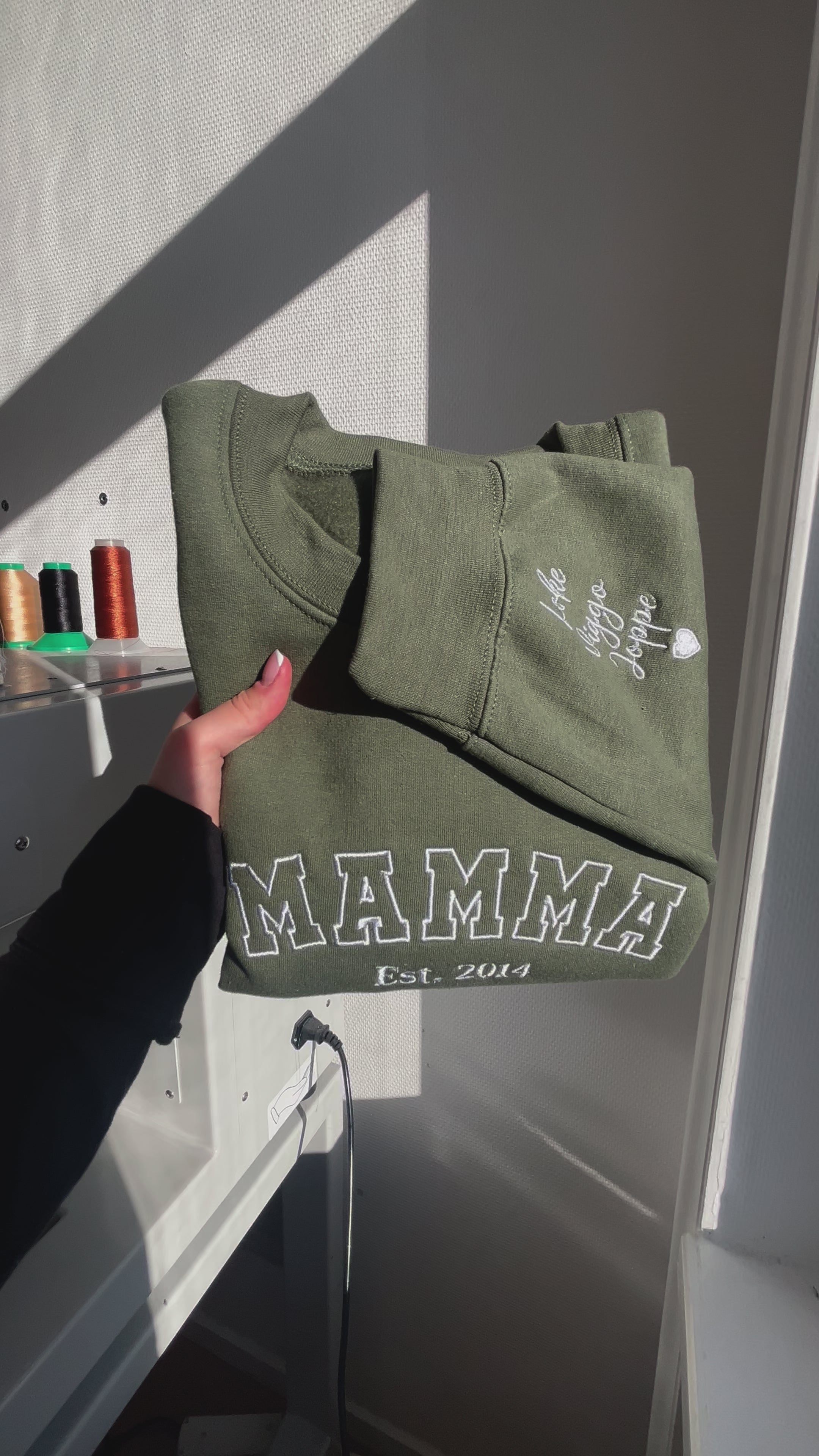 Personlig Morsdag Sweatshirt/Hoodie